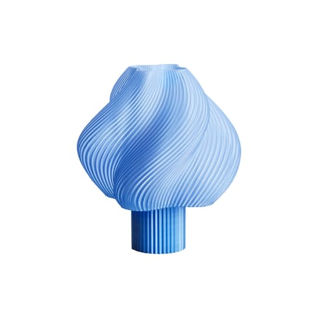Lampe sans fil rechargeable Soft Serve bleu - CRÈME ATELIER