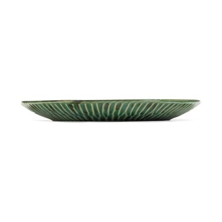 Verde Lanza Plate ceramic green / Ø 27 cm - Set of 2 - Serax