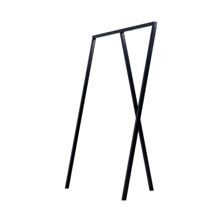 Portant Loop métal noir / L 130 cm - Hay