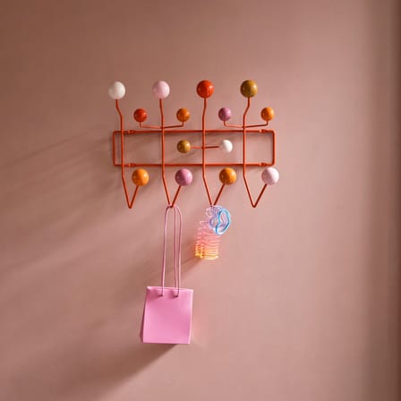 Portemanteau mural Hang it all rouge / Eames (1953) - Vitra