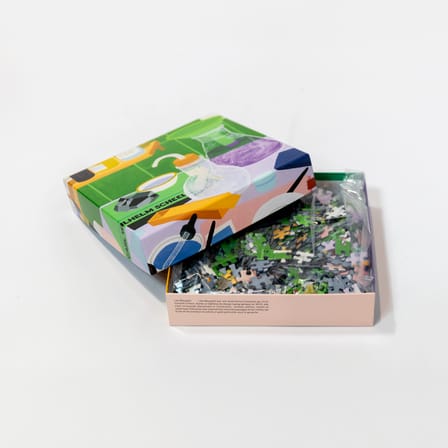 Puzzle Laboratoire vert papier multicolore / par Léa Maupetit - 1000 pièces - SULO