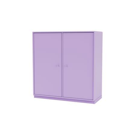 Rangement Cover Cabinet bois violet / L 69.6 x P 30 x H 72,6 cm - 2 portes - MONTANA