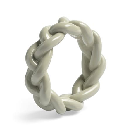 Set de 4 ronds de serviette Braid/ Polyrésine - & klevering