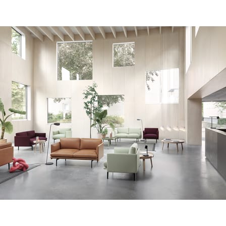 Suspension E27 plastique bleu / Silicone - Ampoule incluse - Muuto