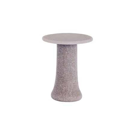 Table d'appoint Babar verre violet / Ø 42 x H 51 cm - 100% recyclé / Fait main - Glas Italia