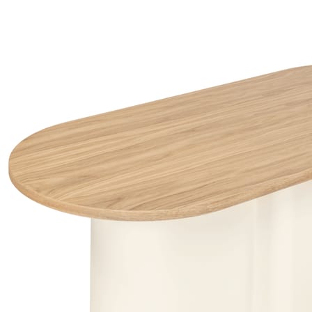 Tavolino Looi legno naturale / 115 x 50 x H 37 cm - NOO.MA