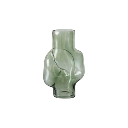 Vase Gleam High verre vert / H 32 cm - HK LIVING