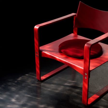 Accessoire  tissu rouge / Coussin assise pour fauteuil Series 270 F - Verpan