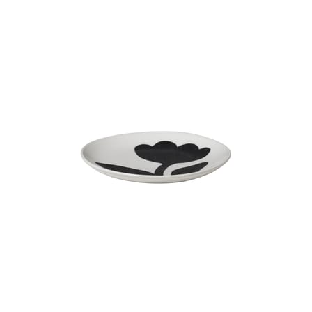 Assiette à mignardises Flora céramique noir / Ø 15 cm - BROSTE COPENHAGEN