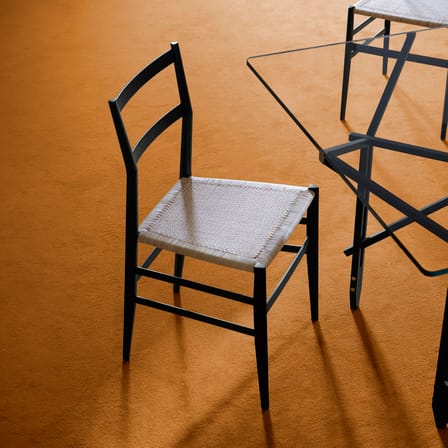 699 Superleggera Chair wood black / Gio Ponti, 1957 - CASSINA