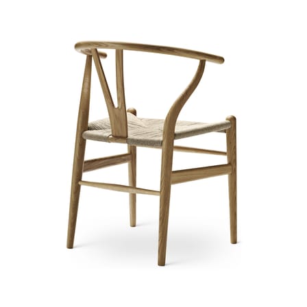 Chaise CH24 - Wishbone Chair bois naturel / Hans J. Wegner, 1950 - Corde de papier - CARL HANSEN & SON