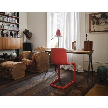 Chaise EVO-C plastique rouge - Vitra
