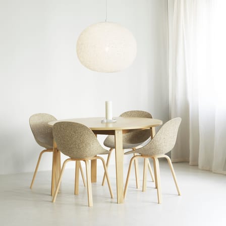 Chaise Mat / Algue marine  - Pieds hêtre - Normann Copenhagen