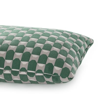 Coussin d'extérieur Liberty tissu vert / 45 x 32 cm - Kartell