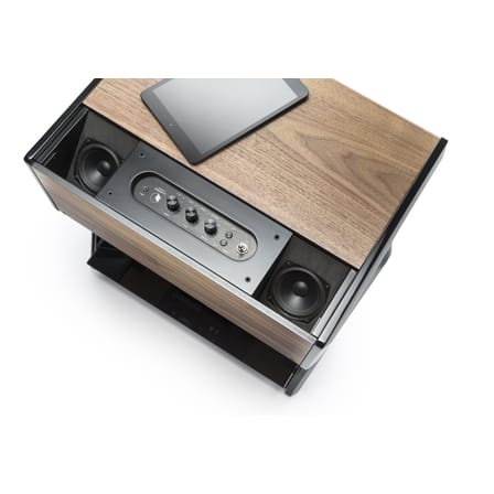 Enceinte Bluetooth Cube noir bois naturel / Thruster 2.1 - La Boîte Concept