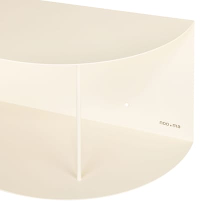 Etagère murale Lina longue métal beige / L 80 cm - NOO.MA