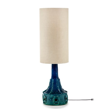 Lampe de table Georgia céramique bleu / Ø 35 x H 116 cm - Serax