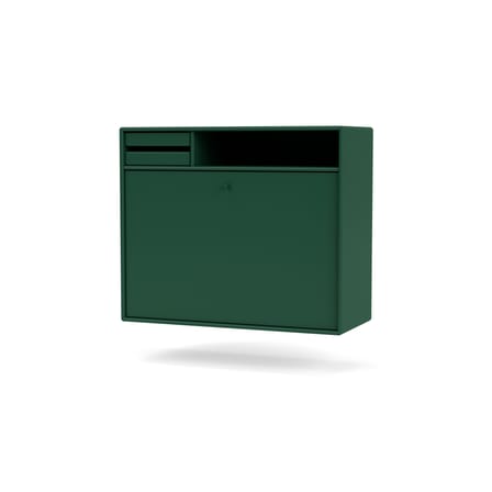 Secrétaire mural Studio bois vert / L 69,6 x H 58,2 cm - MONTANA