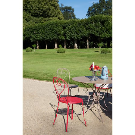 1900 Stacking chair metal red / Metal - Fermob