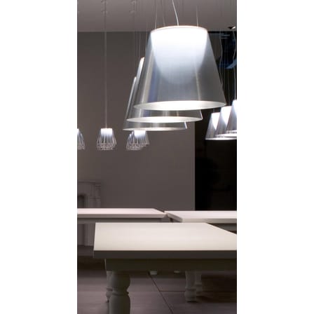 Suspension K Tribe S2 plastique transparent Ø 39.5 cm - Flos