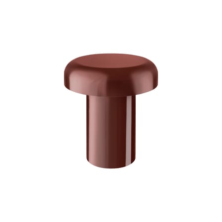 Table d'appoint Miko métal rouge / Ø 40 x H 46 cm - NOO.MA