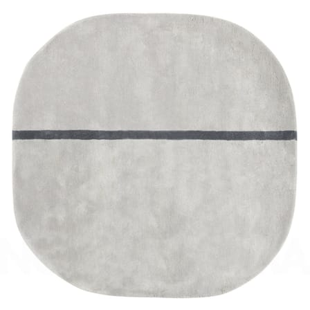 Tappeto Oona tessuto grigio - 140 x 140 cm - Normann Copenhagen