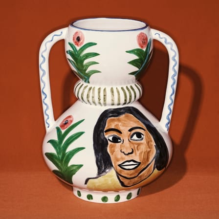 Vase Mamey céramique multicolore / Ø 32 x H 40 cm - Serax
