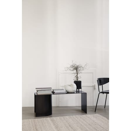 Vaso Shell ceramica bianco / L 31 x H 21 cm - Ferm Living