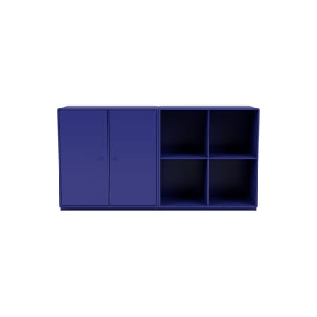 Buffet Pair bois bleu / L 139,2 x P 38 x H 72,6 cm - MONTANA