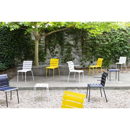 Chaise empilable Aligned métal blanc / By Maarten Baas - Aluminium - valerie objects