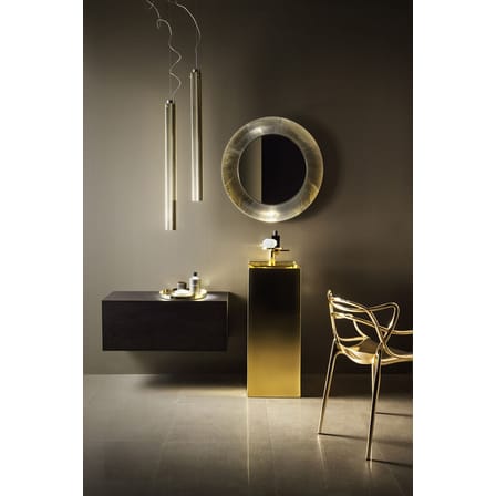 Chaise empilable Masters plastique or / Métallisé - Philippe Starck, 2010 - Kartell