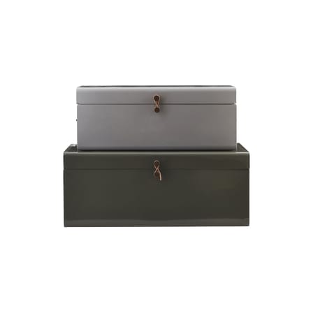 Set de 2 coffres Metal / 60 x 36 cm - House Doctor