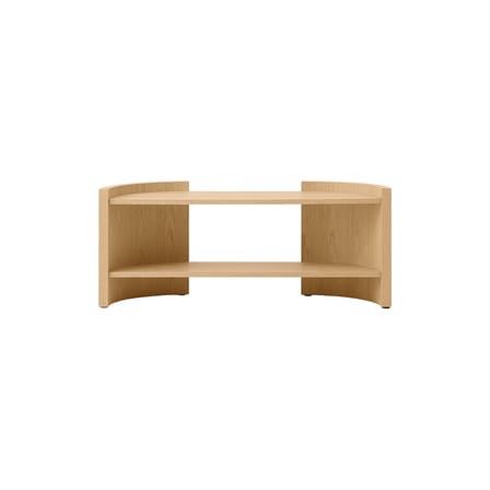 Étagère Crescent Low bois naturel / L 150 x H 60 cm - Audo Copenhagen