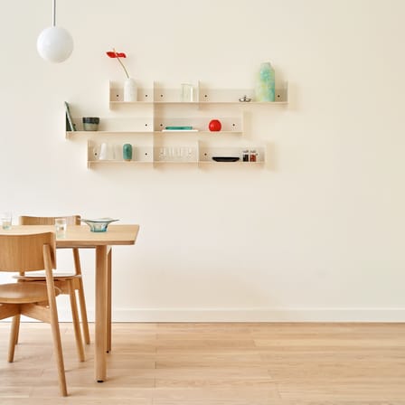 Étagère Pli métal blanc / L 60 x P 15 cm - TIPTOE