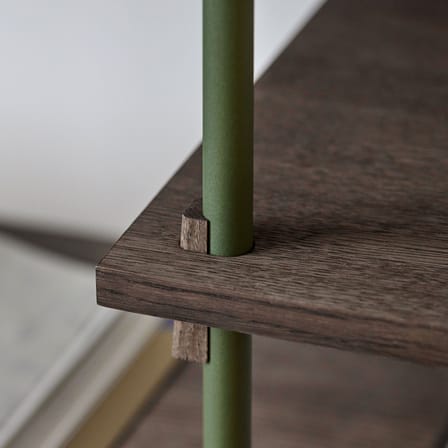 Étagère Shelving System – s.200.1.A bois marron / L 85 x H 200 x Prof. 35 cm - MOEBE