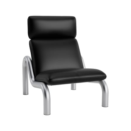Fauteuil rembourré Tube tissu noir - Normann Copenhagen