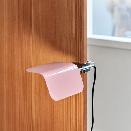 Lampe Apex Clip métal vert / Base étau - Orientable / H 27,5 cm - Hay