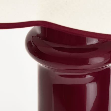 Lampe de table Heath céramique rouge / H 61 cm - TALA