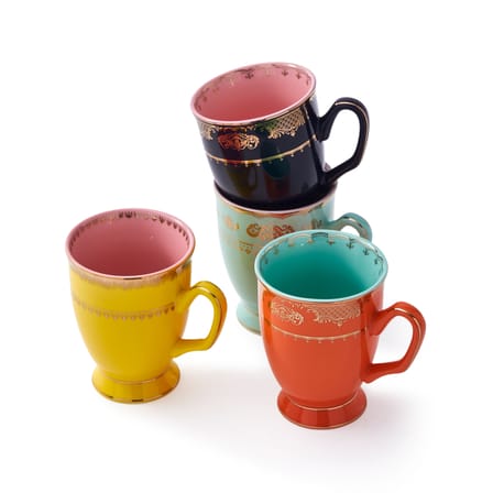 Set de 4 mugs Grandpa / Ø 8,5 x H 9 cm - Pols Potten