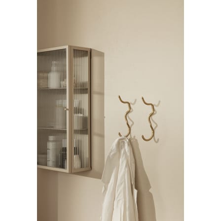 Patère Curvature or métal / Laiton - Ferm Living