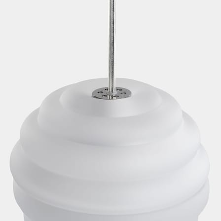 Pendelleuchte Press Mini Sphere glas weiß / LED - Ø 14,5 cm - Tom Dixon