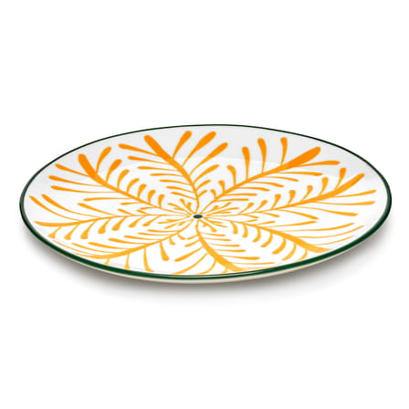 Bazaar Plate ceramic yellow / Set of 4 - Ø 26.5 cm - Serax