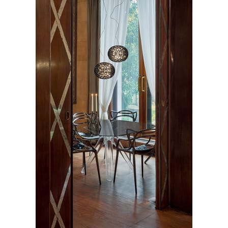 Stapelbarer Stuhl Masters plastikmaterial metall / metallic - Kartell