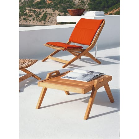Table basse Synthesis bois naturel / 55 x 57 cm - Teck - Unopiu