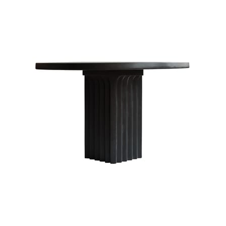 Table ronde Arc marron / Ø 120 cm - Béton fibré - 101 COPENHAGEN