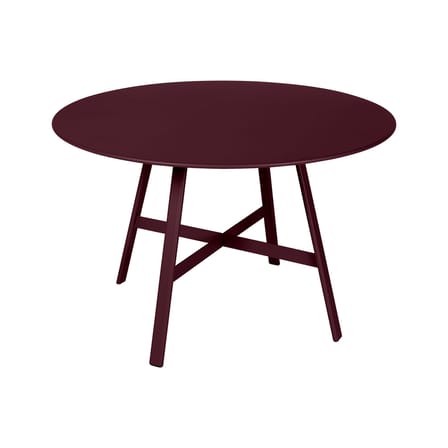 Table ronde So’O métal violet / Ø 117 cm - 6 personnes - Fermob