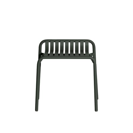 Tabouret Week-End métal vert / Aluminium - Petite Friture
