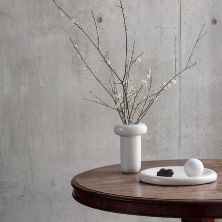 Vase Dough céramique blanc / Ø 18 x H 26 cm - TOOGOOD