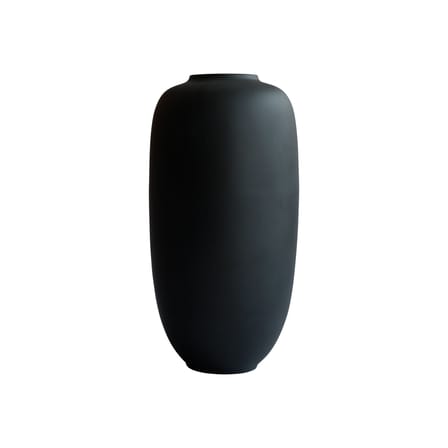 Vase Sunao Slim Hexa céramique noir / Ø 35 x H 68 cm - 101 COPENHAGEN
