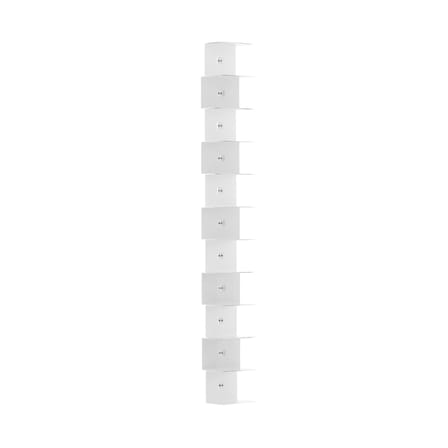 Bibliothèque murale Ptolomeo Wall métal blanc / H 155 cm - Opinion Ciatti